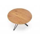 Стол обеденный HALMAR PIXEL 2 дуб золотой/черный 120